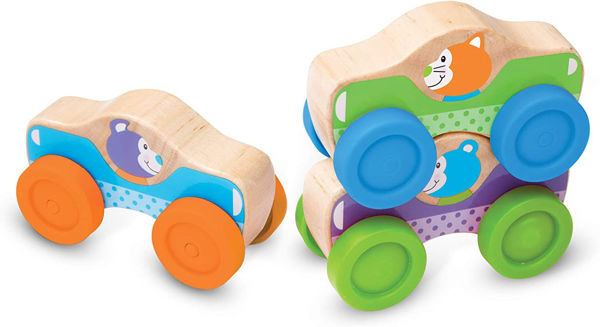Picture of Stacking Wooden Cars