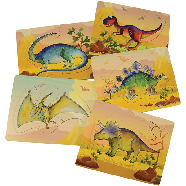 Picture of Dinosaur Friends Puzzles, Set of 5