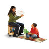 Picture of Teacher's Side Kick Mobile Stool with Espresso Cushion