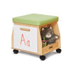 Picture of Teacher's Side Kick Mobile Stool with LIME  Cushion