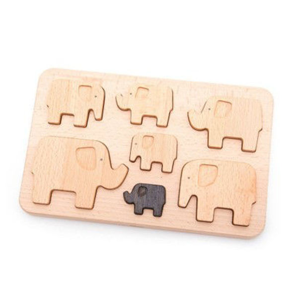 Picture of Elephant Sorter Wood - stacking