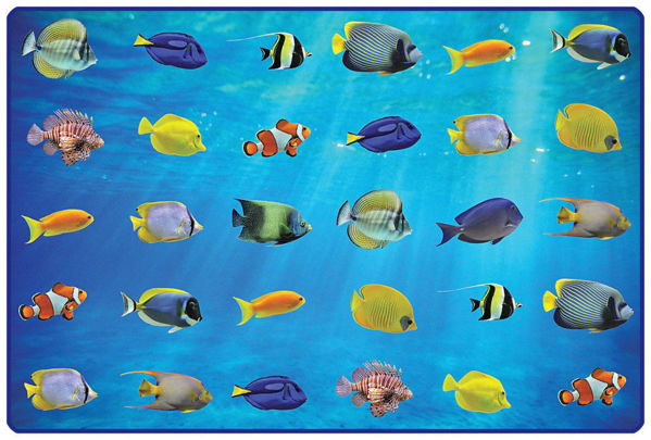 Picture of Friendly Fish Seating, Rug 8'x12'