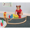 Picture of Quarter Round Infant Floor Mirror - Space Saver